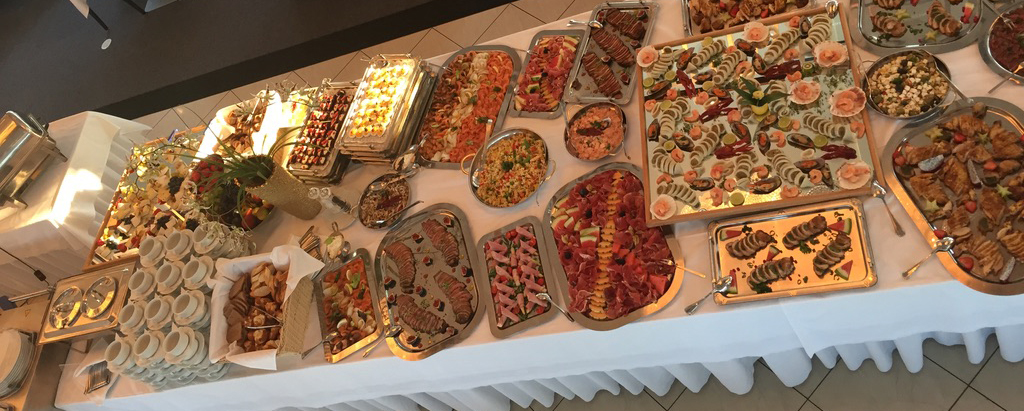 a table of food